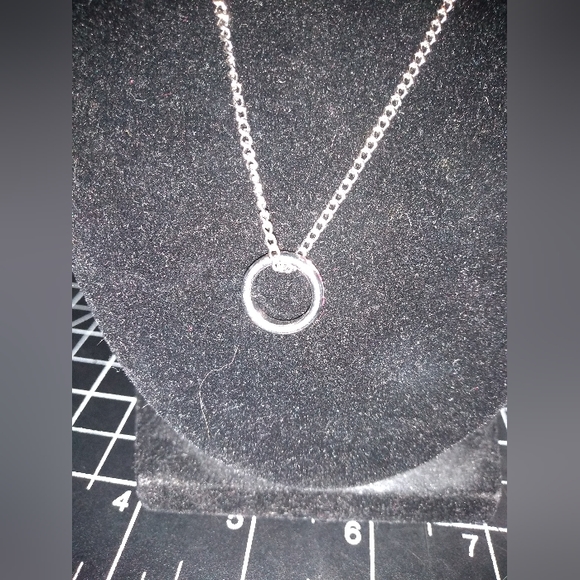 Vintage Jewelry - Two Vintage Necklaces, Silver Toned Chain with Charm; Gold Toned Chain L…